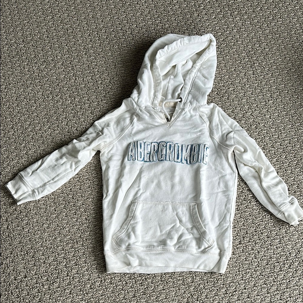 Abercrombie White Hoodie